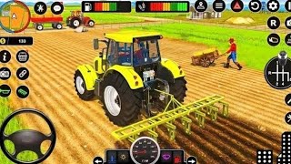 Modern Tractor Farming Driving Simulator 3D - New Tractor Game -Android Gameplay screenshot 5