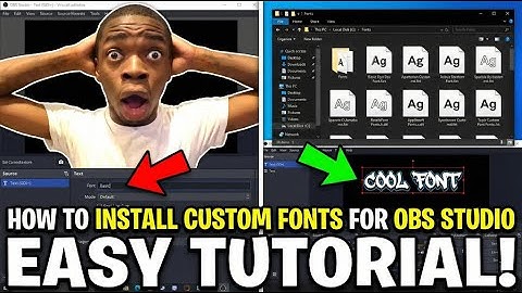 How to Install Custom Fonts in OBS Studio | Dafont Fonts Setup | Beginner Tutorial | Easy Tutorial