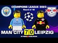 Manchester City vs Leipzig 7-0 ( HAALAND 5 GOALS ) Champions League 2023 All Goals in Lego Football