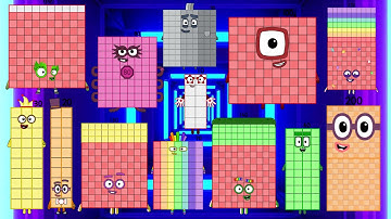 NUMBERBLOCKS LEER GETALLEN TELLEN TOT TIEN | TELLEN TOT TWEEHONDERD OVERSLAAN | @ColorArt_id