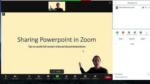 Powerpoint Slideshow as a Zoom virtual background