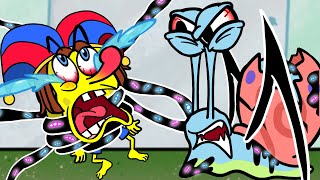 Spongebob Vs Amazing Digital Circus ♪ Music Video Animation