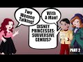 Disney princesses subversive genius  two women talking with a man part 2