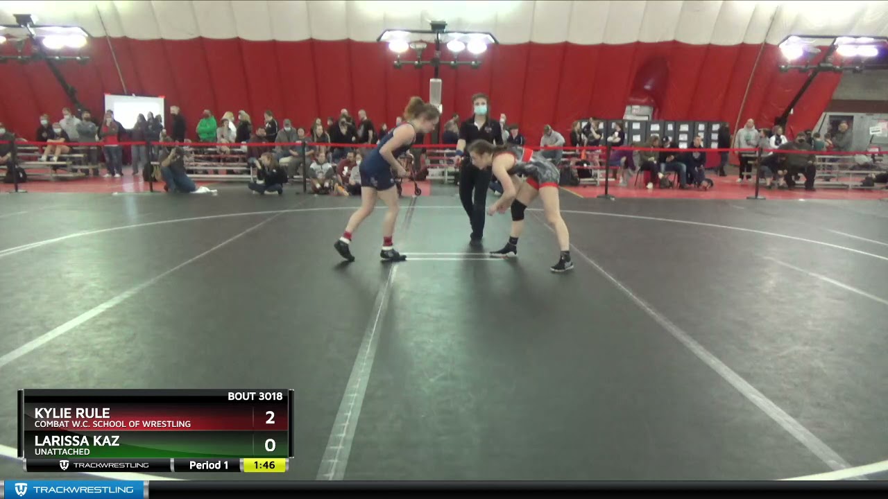 High School Girls 127 Kylie Rule Combat W.C. School Of Wrestling Vs Larissa Kaz Unattached