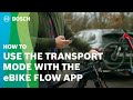 How To | How to use the Transport mode with the eBike Flow app