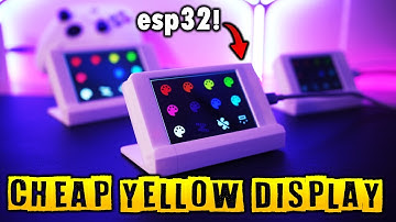 Ik heb een SMART HOME CONTROL PANEL gemaakt met behulp van een GOEDKOOP GEEL DISPLAY! (Volledige ...