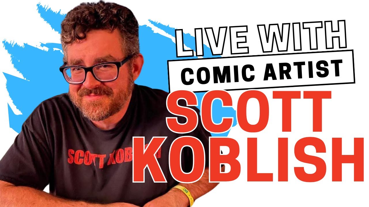 Scott Koblish Comic Book Artist for Marvel, DC & Image LIVE on Splash Pages