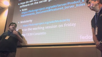 Flock 2016 - State of the Fedora Server Union, Michael Wolf