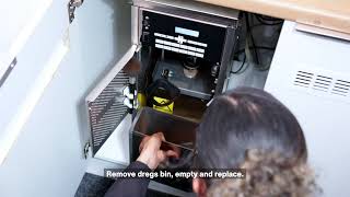 Scanomat Guide | Empty the TopBrewer dregs bin