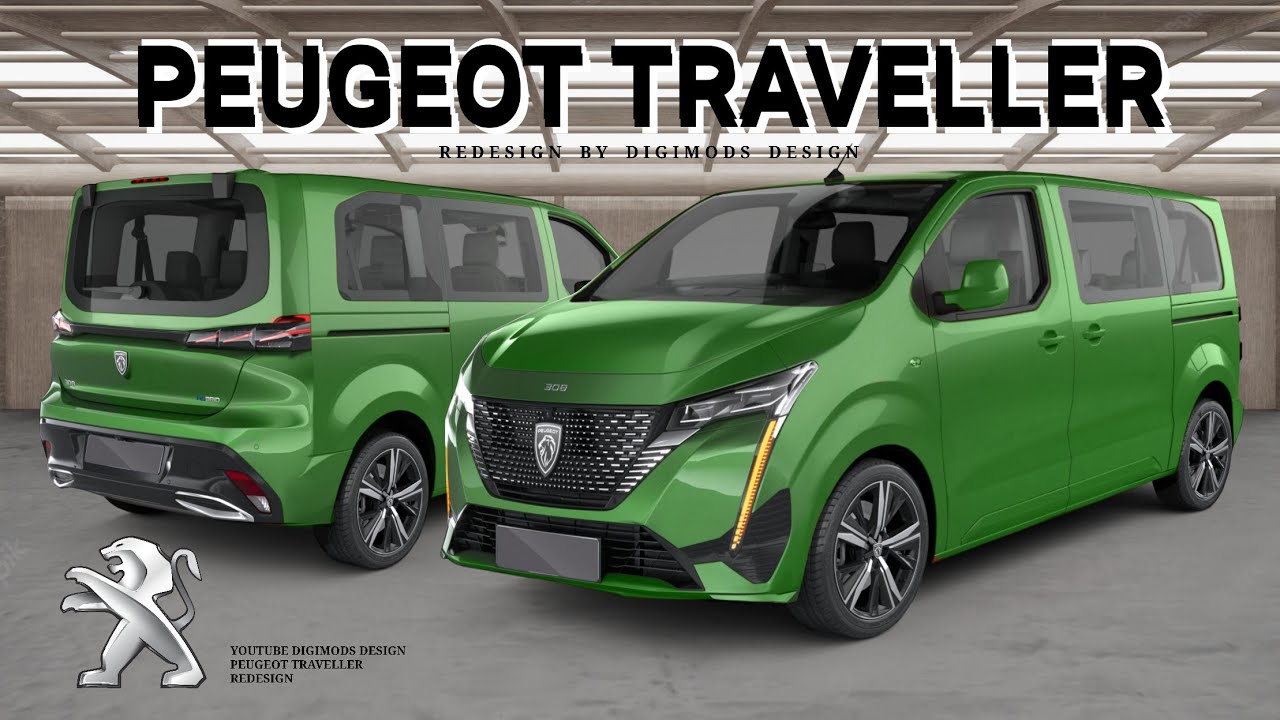 ALL NEW PEUGEOT TRAVELLER ALLURE 20242025? REDESIGN Digimods DESIGN