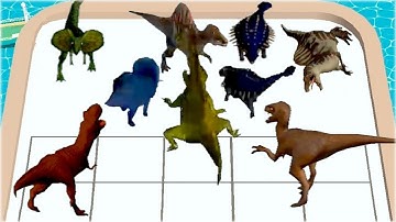 I Unlocked All Dino in Merge Fight - Dinosaur Monster Game!