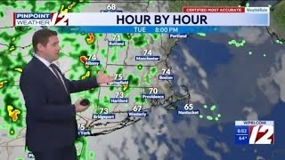 WPRI 12 Weather Forecast 7/26/26: Nice Weather Through Monday; Heavy Rain Threat Mid-week