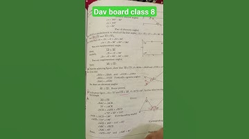 DAV board class 8 parallel line solutions #dav #viralvideo