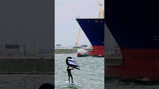 SURFING🏄‍♂️BOW WAVE ACTION🌊#containership #ship #roughseas #sea #waves#sea#oiltanker #cargoship#epic