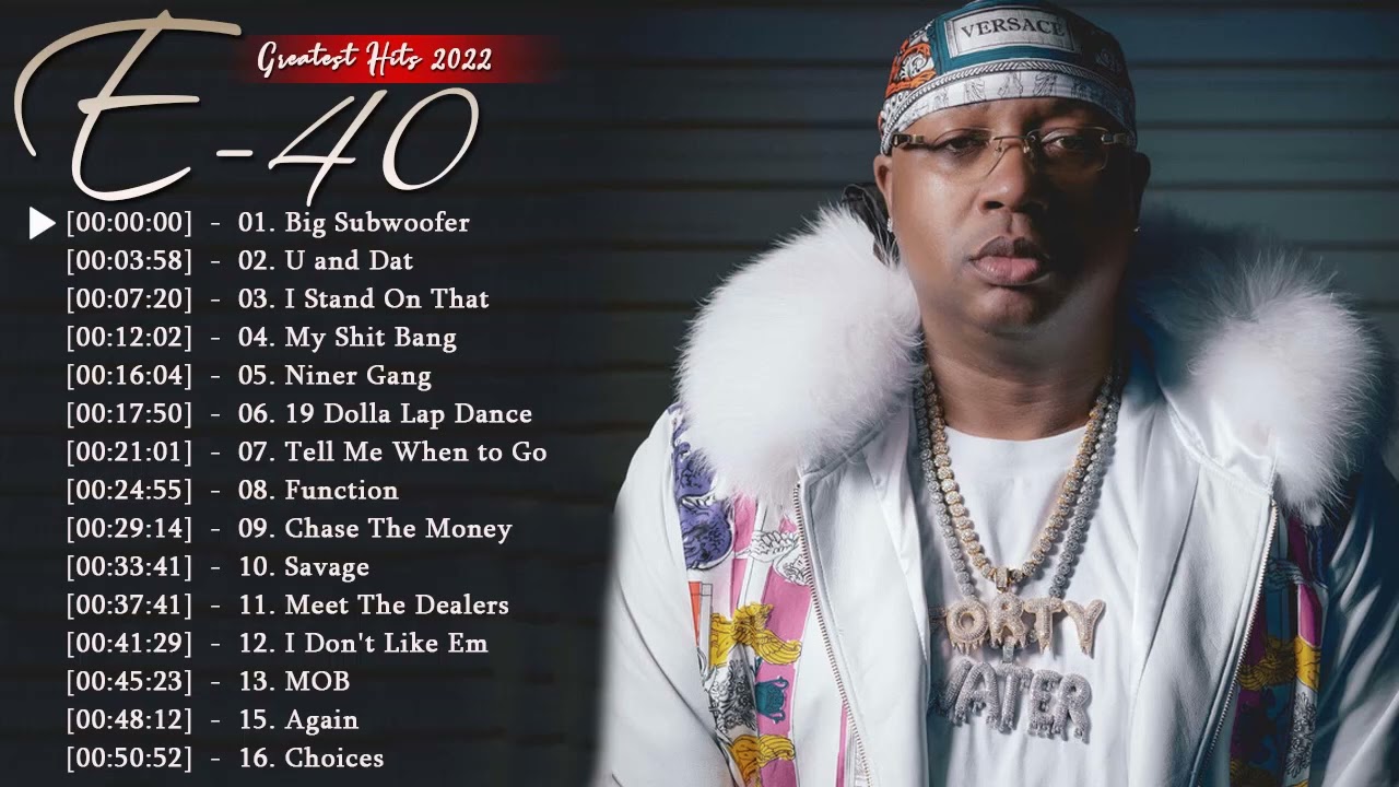 The Best of E-40: Yesterday, Today & Tomorrow: CDs & Vinyl 