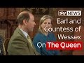 Rhiannon Mills Speaks To The Earl and Countess of Wessex