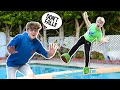 DON’T FALL Into The Pool CHALLENGE ft. Stephen Sharer **BAD IDEA**