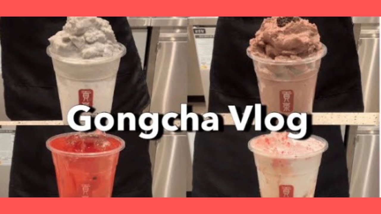 bubble tea cafe vlog in korea 🥤🍦- working at gongcha