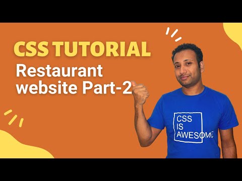 css full course bangla tutorial 65 : Project 4 | Restaurant project (part-2)