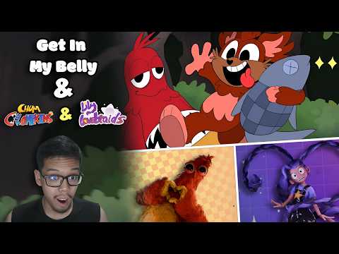 Poppy Playtime 5 - Get in my Belly  &  The Chum Chompkins and Lily Lovebraids Commercial (REACTION)