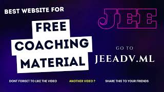 FREE JEE COACHING MATERIAL | PRIVATE WEBSITE screenshot 1