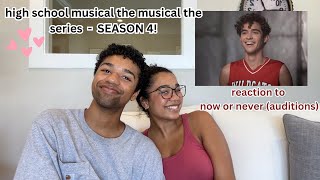 reaction to hsmtmts - now or never (the auditions) ❤️