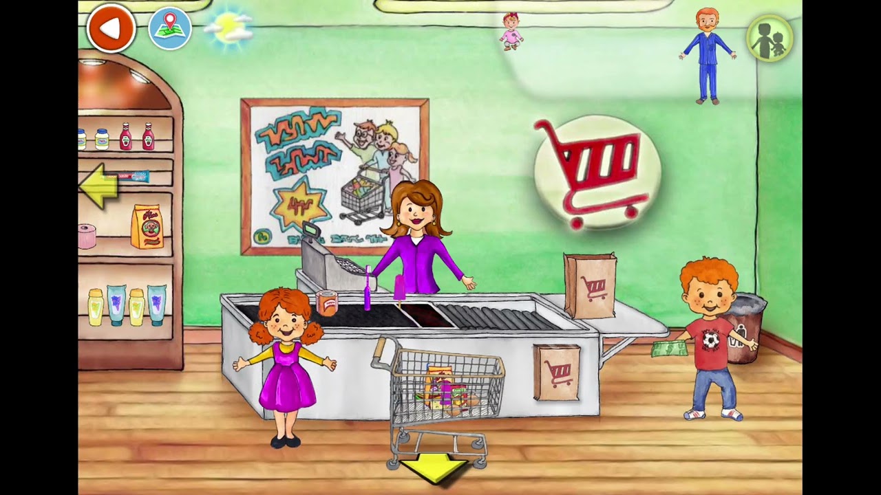 Çilek ve efekan Gizli gizli markete gittiler. Myhomeplus oynuyorum