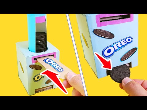 Oreo Dispenser Machine DIY. How to Make Oreo Vending Machine From ...