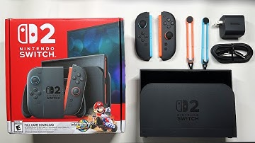 Unboxing Nintendo Switch 2 + Mario Kart World Bundle | Setup | Gameplay