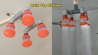 Four Head Rain Tap shower with PVC Pipes