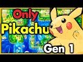 Can I Beat Pokemon Yellow with ONLY One Pikachu? 🔴 Pokemon Challenges ► NO ITEMS IN BATTLE