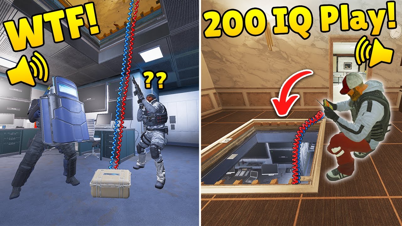 ТОП +100 САМЫХ УМНЫХ «1000 IQ ИГРЫ» В ИСТОРИИ RAINBOW SIX SIEGE