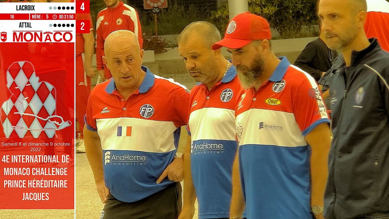 Miniature : 16e Lacroix vs Attal : International à pétanque de Monaco 2022