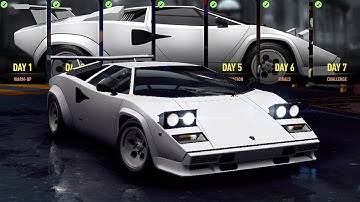 Lamborghini Countach LP5000 Quattrovalvole DAY 7 NFS No Limits Proving Grounds Gameplay Walkthrough