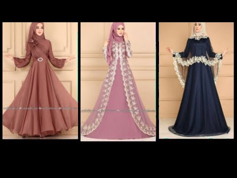 جديد فساتين محجبات تركيه للمناسبات موضة ربيع 2023