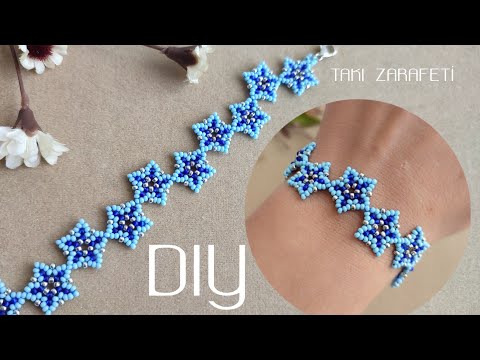 Beaded Star Bracelet  How To Make Seed beads star Bracelet #beaded #howTo  #seedbeads #bracelet #DIY 