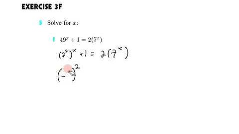IB SL Math Topic 1 2 7 2 Solving Exponential Equations by Cancelling Bases