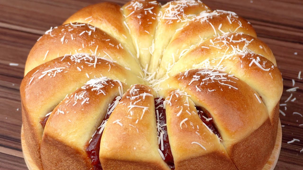 Tienes que hacer este pan casero súper esponjoso relleno de guayaba, ¡es delicioso!