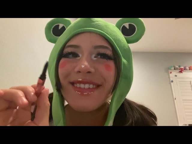 frog girl does your eyebrows (asmr)