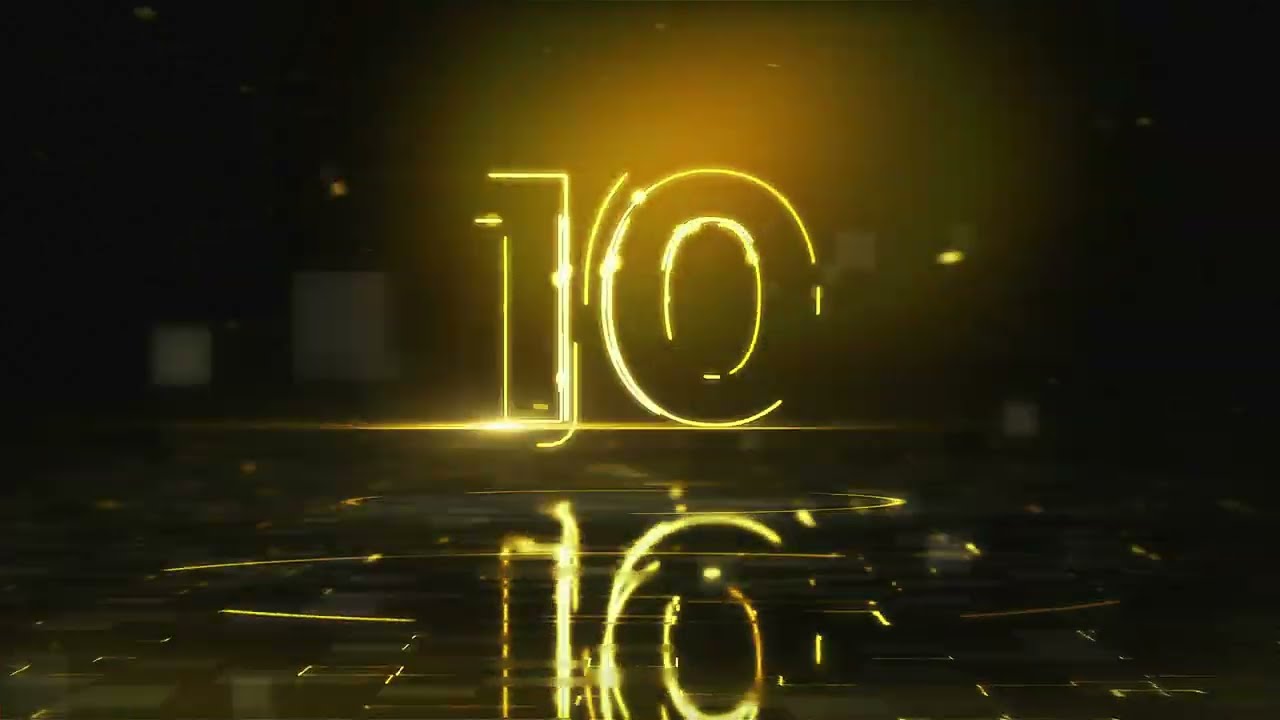10 to 1 countdown gold - YouTube
