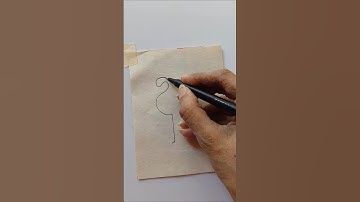 🔥 Draw Flamingo with one line #shorts #flamingo #easydrawing #simplestrokes #simpledrawing