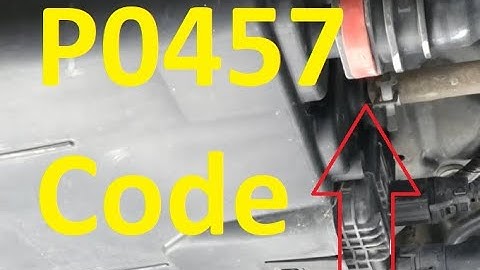 Causes and Fixes P0457 Code: Evaporative Emission Control System Leak Detected