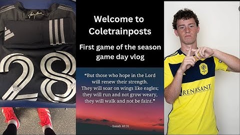 Day in the life of a MLS Next Academy player (first game of the season)