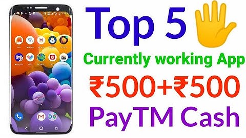 Top 5 currently working Apps ! Earn ₹500 PayTM Cash ! Tech Money Tamil