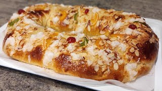 ROSCÓN DE REYES | RECETA ARTESANAL CON MASA MADRE @deuvasaperas by DeUvasAPeras 16,187 views 1 year ago 9 minutes, 30 seconds