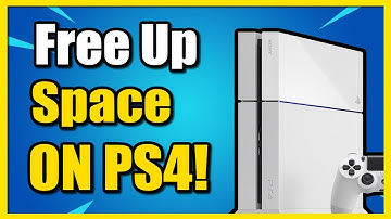 How to Clear Up Free Space on PS4 Console (Delete Stuff)