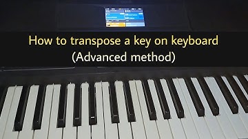 How to transpose a key on keyboard (Advanced method)