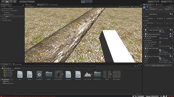 Unity3d Рубка деревьев со звуком и физикой(анимацией).