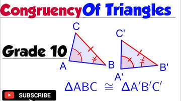 Euclidean Geometry: Congruency of Triangles