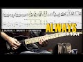 COVER & TAB: Always (Guitar Cover with Original Solo and Tabs)